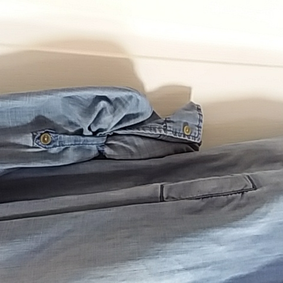 Saks fifth avenue chambray tunic - Picture 2 of 7